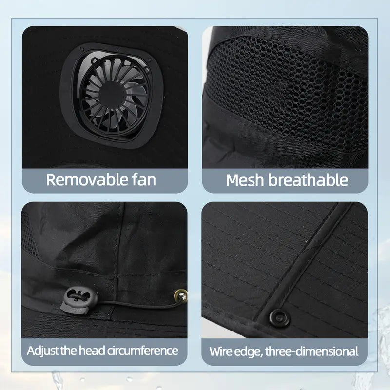 Solar Fan Hat