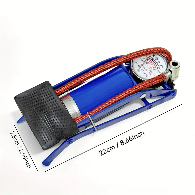 Manual High-Pressure Pedal Bike Pump