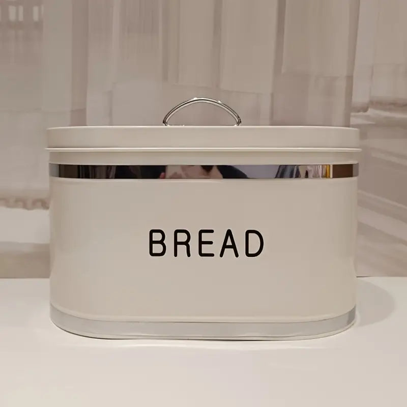 4pcs Stainless Steel Sealed Canister Set for Bread, Coffee Beans, and Tea Storage