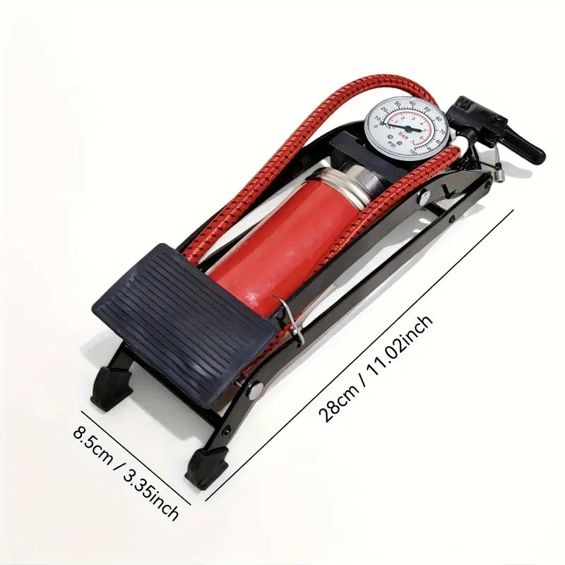 Manual High-Pressure Pedal Bike Pump