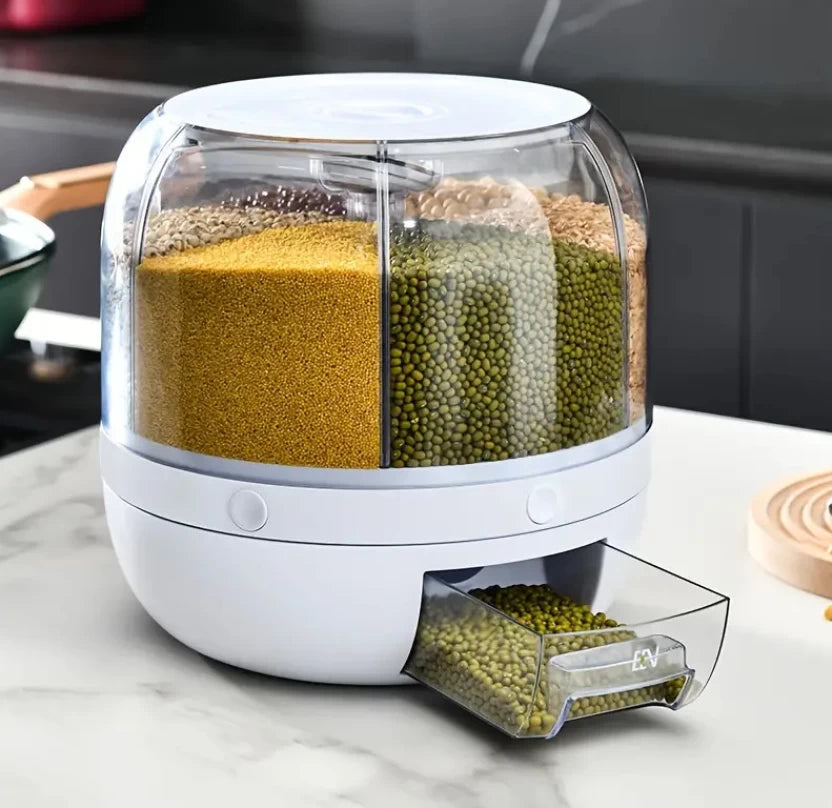 Kitchen Toolset 360 degree rotating food storage